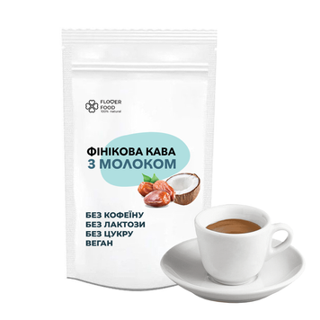 Фінікова кава з кокосовим молоком FloverFood 150 г 0024 фото
